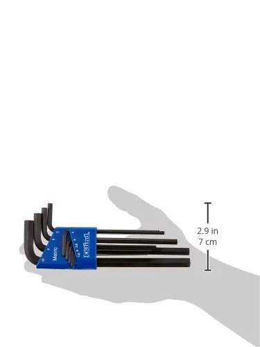 Miniatura 5 de EKLIND 10609 Hex-L Llave allen - Juego de 9 piezas Métricas MM tamaños 1.5-10 Serie larga