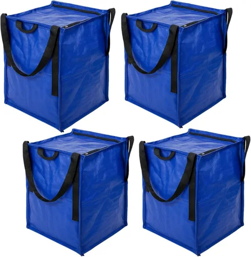Miniatura 13 de DURASACK XL - Bolsas de almacenamiento resistentes con cremallera de 48 galones, color negro