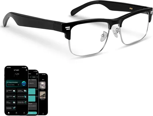 Miniatura 12 de Gafas Inteligentes AI para Hombres y Mujeres, Gafas de Traducción AI Fotocromáticas, Soporta 165+ Idiomas, Control Táctil y Resistente al Agua IPX5