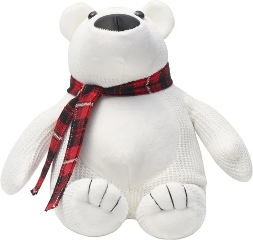 Miniatura 4 de Elements Tope de puerta de invierno – Muñeco de nieve y oso polar (juego de 3) decoración festiva – Tope de puerta decorativo, poliéster resistente