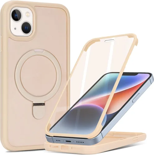 Miniatura 6 de Cavor Funda para iPhone 13 e iPhone 14, Compatible con Magsafe, Funda para iPhone 14 con Protector de Pantalla, Soporte Funda Protectora Magnética