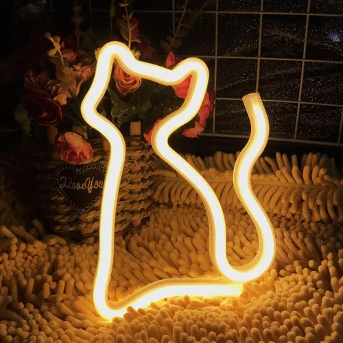 Miniatura 31 de Letreros de neón de nube, luz LED para decoración de pared, funciona con pilas o USB, para dormitorio, estética, habitación de adolescentes, niñas