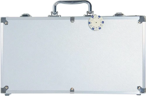 Miniatura 3 de 200291/DOM Texas Hold em Poker Case y 300 Chip Pro Champ Set, estándar, múltiple