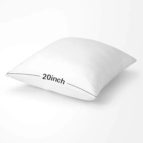Miniatura 2 de OTOSTAR Juego de 4 rellenos de almohada de alta calidad para exteriores de 20 x 20 pulgadas, impermeables, cuadrados para jardín, patio