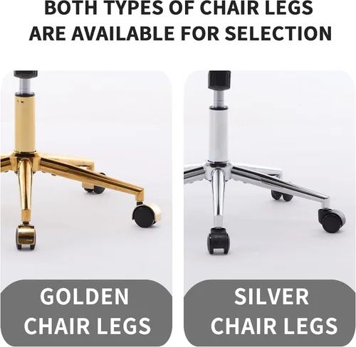 Miniatura 7 de Sillas de escritorio de oficina en casa, cómoda silla de computadora de terciopelo con asiento de respaldo, 300 libras de altura ajustable silla