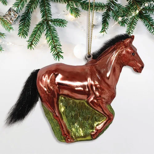 Miniatura 7 de Adorable adorno de gato atigrado con sombrero de Papá Noel, decoraciones navideñas perfectas para los amantes de los gatos, cristal hecho a mano