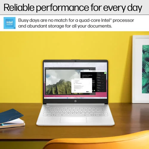 Miniatura 6 de HP Ultrabook 14 Laptop Computadora para negocios de estudio y hogar 2025, MS Office de por vida + Windows 11 Pro, CPU Intel Quad-Core, 16 GB de RAM