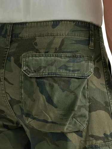 Miniatura 5 de Wrangler Authentics - Shorts de sarga estilo cargo, para hombre