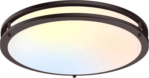 Miniatura 17 de Lámpara de techo LED de montaje empotrado de 36 W, lámpara de techo LED de 13 pulgadas 3600 LM, lámpara de techo moderna 2700 K/3000 K/4000 K/5000