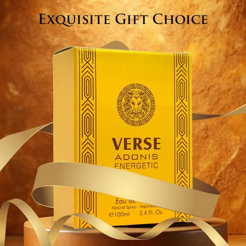 Miniatura 7 de Verse Adonis Energetic for Men - Fragancia fresca de larga duración, aroma audaz y vigorizante, perfecto para uso de día y noche, aroma energizante