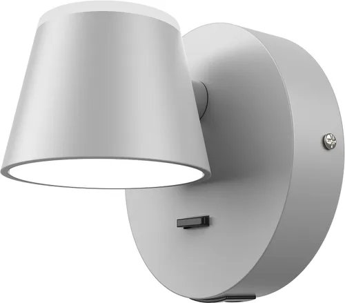 Miniatura 17 de URSOLA Aplique de pared LED con interruptor de encendido/apagado, puerto de carga USB, 110 voltios, lámpara de pared cableada con cable de 350