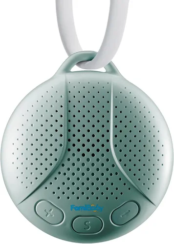 Miniatura 10 de Máquina de sonido para bebé, 16 sonidos calmantes, máquina portátil de ruido blanco con luz nocturna y temporizador, chupete de sueño recargable