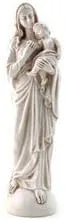 Miniatura 2 de THE CATHOLIC COMPANY Madonna blanca antigua y niño - 8 pulgadas