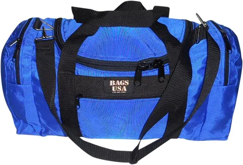 Miniatura 40 de Bolsa de lona triple grande con apertura en U, bolsillo frontal y dos compartimentos laterales, perfecta bolsa de cabina fabricada en Estados Unidos.