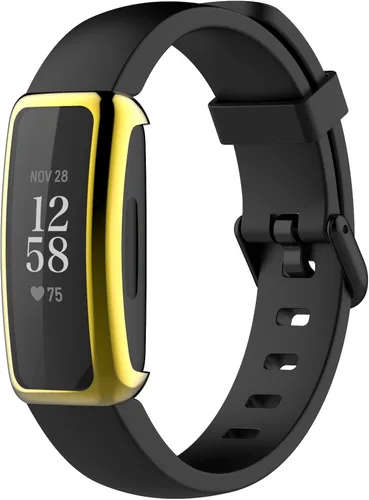 Miniatura 2 de AISPORTS Paquete de 2 fundas de reloj compatibles con Fitbit Inspire 3/2, ultrafinas y suaves de silicona TPU antigolpes, resistente a los arañazos