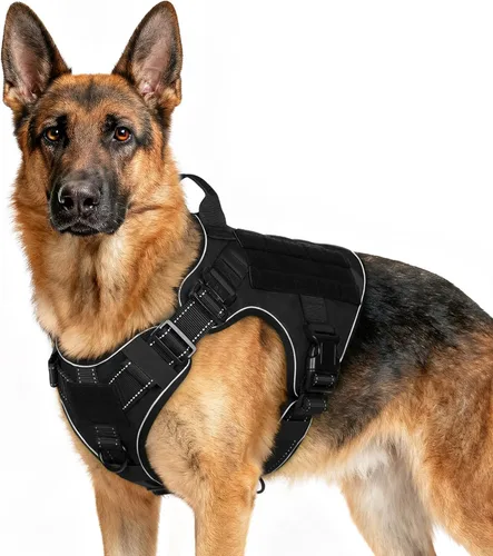 Miniatura 36 de rabbitgoo - Arnés táctico para perros pequeños, arnés resistente para mascotas con asa, chaleco de servicio sin tirones para razas pequeñas, chaleco