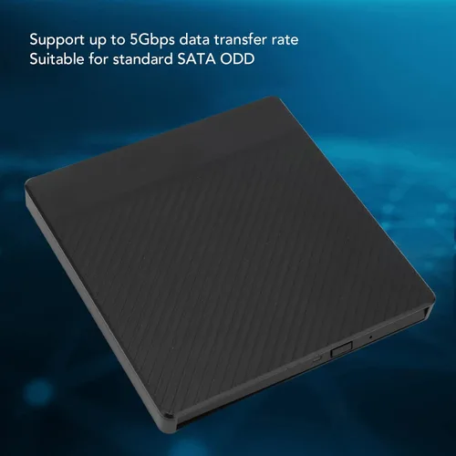 Miniatura 2 de Sanpyl Unidad externa de CD y DVD, unidad óptica portátil de 5 Gbps USB C, USB3.0 USB2.0 ROM Rewriter Writer Duplicator, para Win XP, para Win 2003