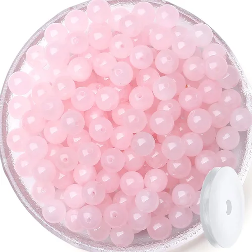 Miniatura 34 de QINJIEJIE 105 piezas de cuentas de piedra de 7 chakras de 8 mm, cuentas naturales redondas sueltas de gemas para pulseras, cuentas de cristal