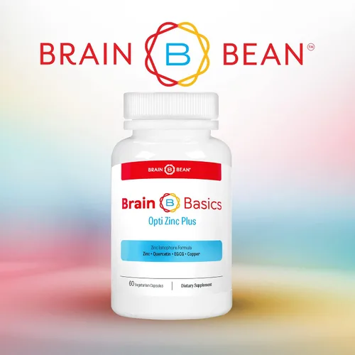Miniatura 2 de Brain Basics Opti Zinc Plus - Suplemento de zinc con quercetina, EGCG y cobre. Fórmula de apoyo inmunológico - 60 cápsulas