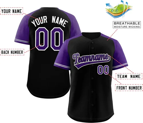 Miniatura 40 de Camisetas de béisbol personalizadas con botones de manga corta, número de nombre cosido personalizado / impreso para adultos y jóvenes