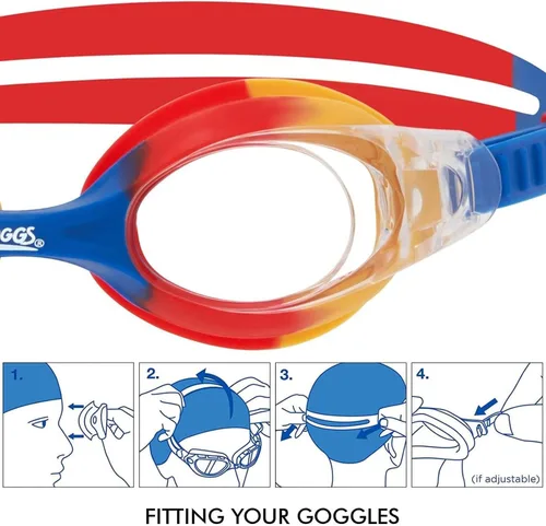 Miniatura 4 de Zoggs Gafas de natación Little Bondi para niños, gafas de natación con protección UV antivaho Correa de silicona suave y ajuste fácil de deslizar