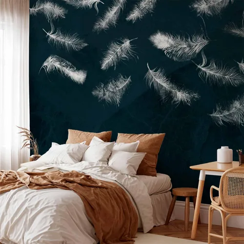 Miniatura 28 de artgeist Mural de pared de plumas de 98 x 69 pulgadas, tamaño XXL, no tejido, de forro polar, para decoración de pared, impresión fotográfica, #10