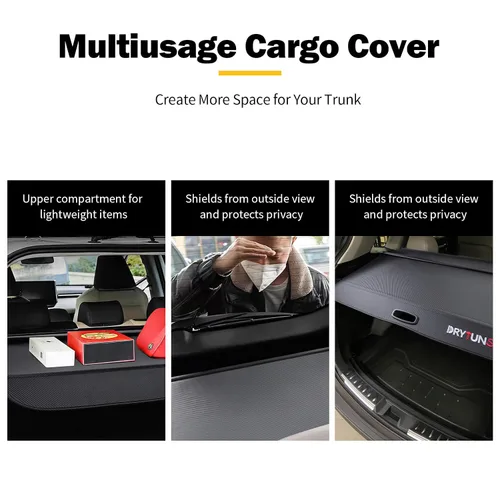 Miniatura 3 de Cubierta de carga para Honda CRV 2026 2025 2024 2023, cubierta retráctil para maletero de carga para Honda CRV 2023-2026, con extensión y correas