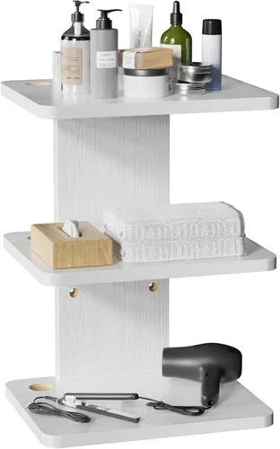 Miniatura 18 de WALI Estante flotante para TV y proyector, hasta 22 libras, soporte flotante negro para TV, soporte para DVD, soporte para proyector, soporte