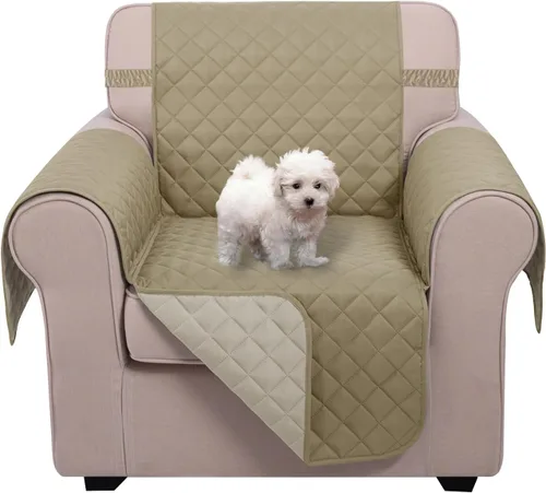 Miniatura 114 de U-NICE HOME Funda de sofá reversible para perros con correas elásticas, resistente al agua, protector de muebles para mascotas, funda de sofá