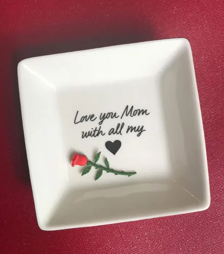 Miniatura 27 de Simply Charmed Amo Mi Abuela – Divertido regalo español para el Día de la Madre para la abuela de cerámica o soporte para anillos – Elegante bandeja