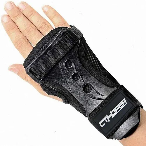 Miniatura 2 de Guantes de esquí, patinaje sobre ruedas, palma de muñeca, equipo de protección, guanteletes ajustables, soporte para snowboard, patinaje, esquí