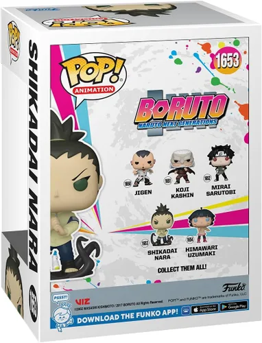 Miniatura 3 de Funko Pop! Animation: Boruto - Shikadai Nara - Boruto: Naruto Next Generations - Figura de vinilo coleccionable - Idea de regalo - Producto