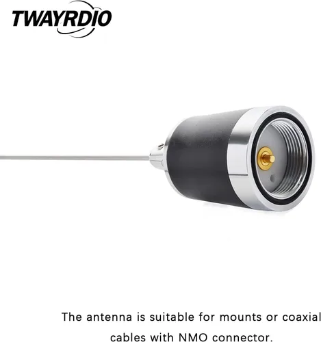 Miniatura 4 de TWAYRDIO Antena NMO de Doble Banda, Antena Bidireccional de 144MHz VHF y 430MHz UHF para Radios Móviles Motorola Kenwood Icom Vertex Blackbox HYT