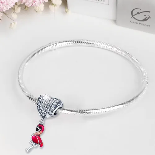 Miniatura 2 de Abalorios de plata de ley 925 para pulseras Pandora, regalos de joyería para mujer y niña.