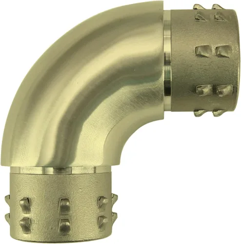 Miniatura 14 de Conector de barandilla de acero inoxidable 316, conector de codo de carpintero empotrado con forma de esquina de 3 vías para tubería de calibre 16
