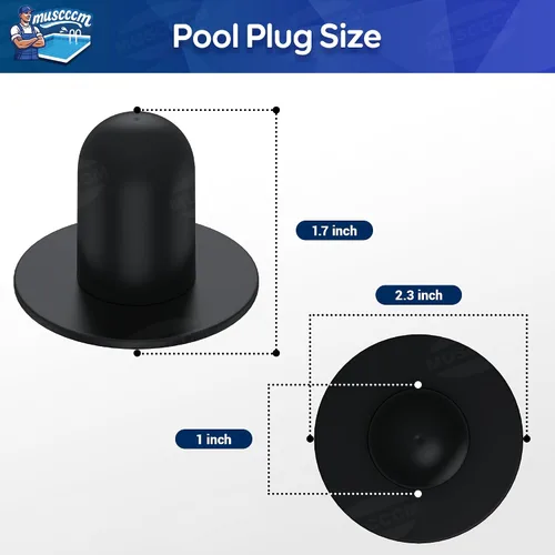 Miniatura 2 de 6 piezas de repuesto de enchufe de piscina para piscinas Bestway e Intex, enchufes de piscina de tierra, tapón de enchufe de pared, piezas de piscina
