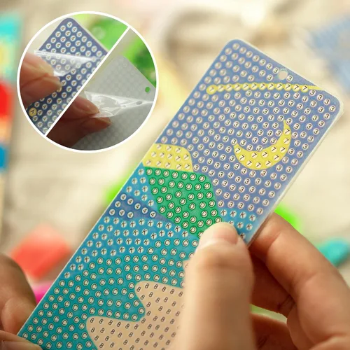 Miniatura 4 de SWATOM 6 Piezas 5D Marcadores de Pintura de Diamantes Sol y Luna Arte de Diamante Acrílico Marcador con Kits de Pintura DIY Borlas y Cuentas de Sun