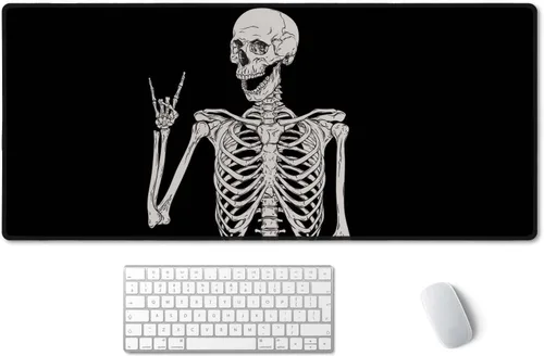 Miniatura 27 de SSOIU ArtSo - Alfombrilla de mouse extendida para juegos XXL, alfombrilla larga para teclado, decoración de escritorio, base de goma antideslizante