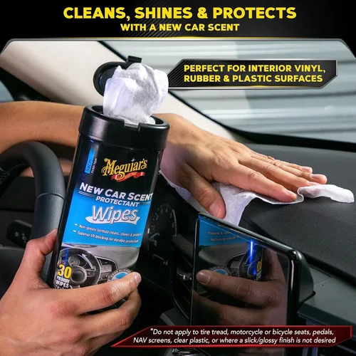 Miniatura 2 de Meguiar's Toallitas protectoras de olor para automóvil, toallitas para conductores y detalladores, toallitas de limpieza de automóvil que limpian