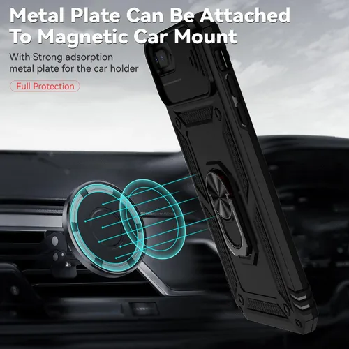 Miniatura 3 de M MAIKEZI Funda para iPhone 8 Plus, para iPhone 7 Plus, con cubierta para lente de cámara, protector de pantalla HD, protección contra caídas