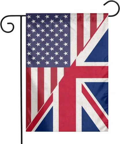 Miniatura 13 de Bandera mexicana de mitad de México, mitad de Puerto Rico, lino mexicano puertorriqueño, tela de arpillera, tela de lino, bandera de jardín, Blanco7