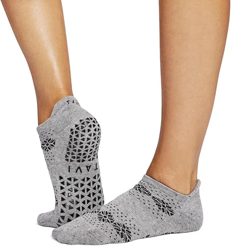 Miniatura 17 de TAVI - Calcetines de agarre inteligente para mujer, pilates, pantuflas, yoga y ballet, barre