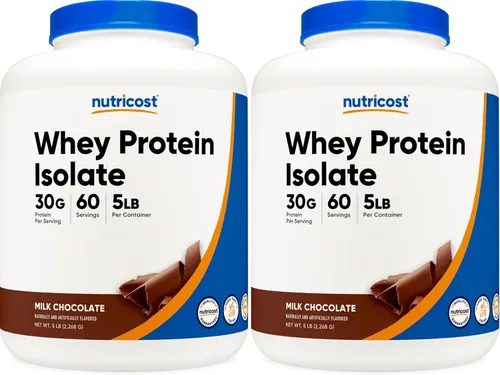 Miniatura 11 de Nutricost Polvo aislado de proteína de suero (vainilla) 2LBS