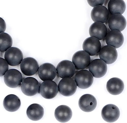 Miniatura 53 de AD Beads Cuentas redondas sueltas de piedras preciosas naturales de 15 pulgadas para pulseras, collares, aretes, manualidades, manualidades