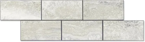 Miniatura 18 de STICKGOO azulejo de metro de 10 hojas para despegar y pegar, azulejo de pared autoadhesivo de PVC, salpicadero adhesivo de Calacatta para cocina