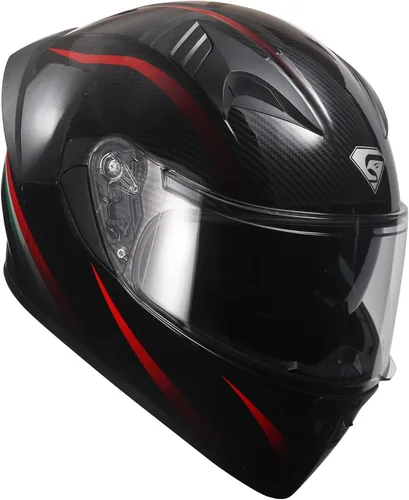 Miniatura 8 de KYPARA Casco de motocicleta de cara completa con visera interna tintada y aprobado por DOT para ciclomotor, ATV Cruiser Scooter