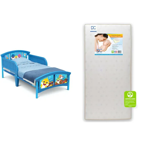 Miniatura 8 de Delta Children Cama infantil de plástico, Baby Shark