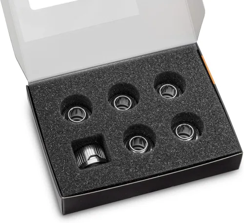 Miniatura 2 de Odestar EK - Bloques de agua compatibles con EK-Quantum Torque HTC 12-6er-Pack, plateado
