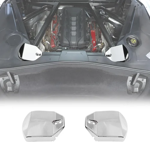 Miniatura 7 de Cubierta de Torre de Puntal Trasero Compatible con Chevrolet Corvette C8 Stingray 2020-2024, Panel de Protección de Torre Amortiguadora Trasera