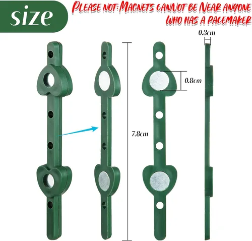 Miniatura 2 de WILLBOND 30 pares de imanes florales para boutonniere, broches de ramillete magnéticos para ramilletes de novia hechos a mano, ramilletes de boda